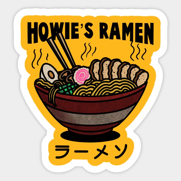 Howie´s Ramen Sticker by Howie The Demon